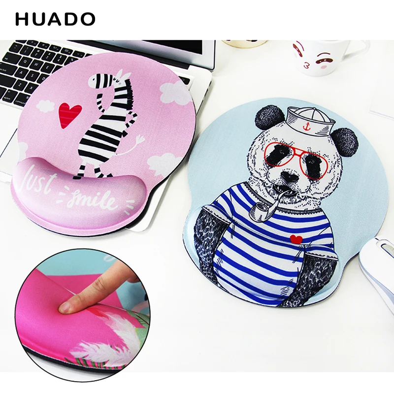 Cartoon Mouse pad Wrist Protect Optical Trackball PC Thicken Mouse Pad