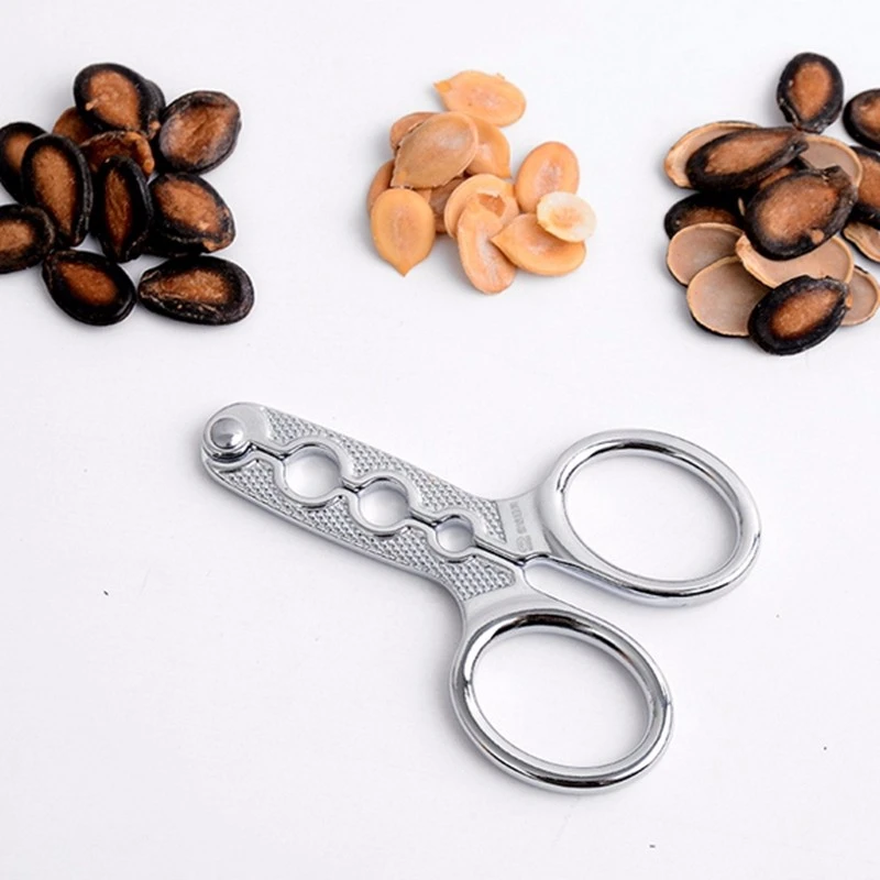 Melon Seed Plier Scissor Nut Cracker Opener Clamp Walnut Pine Sheller 2019 