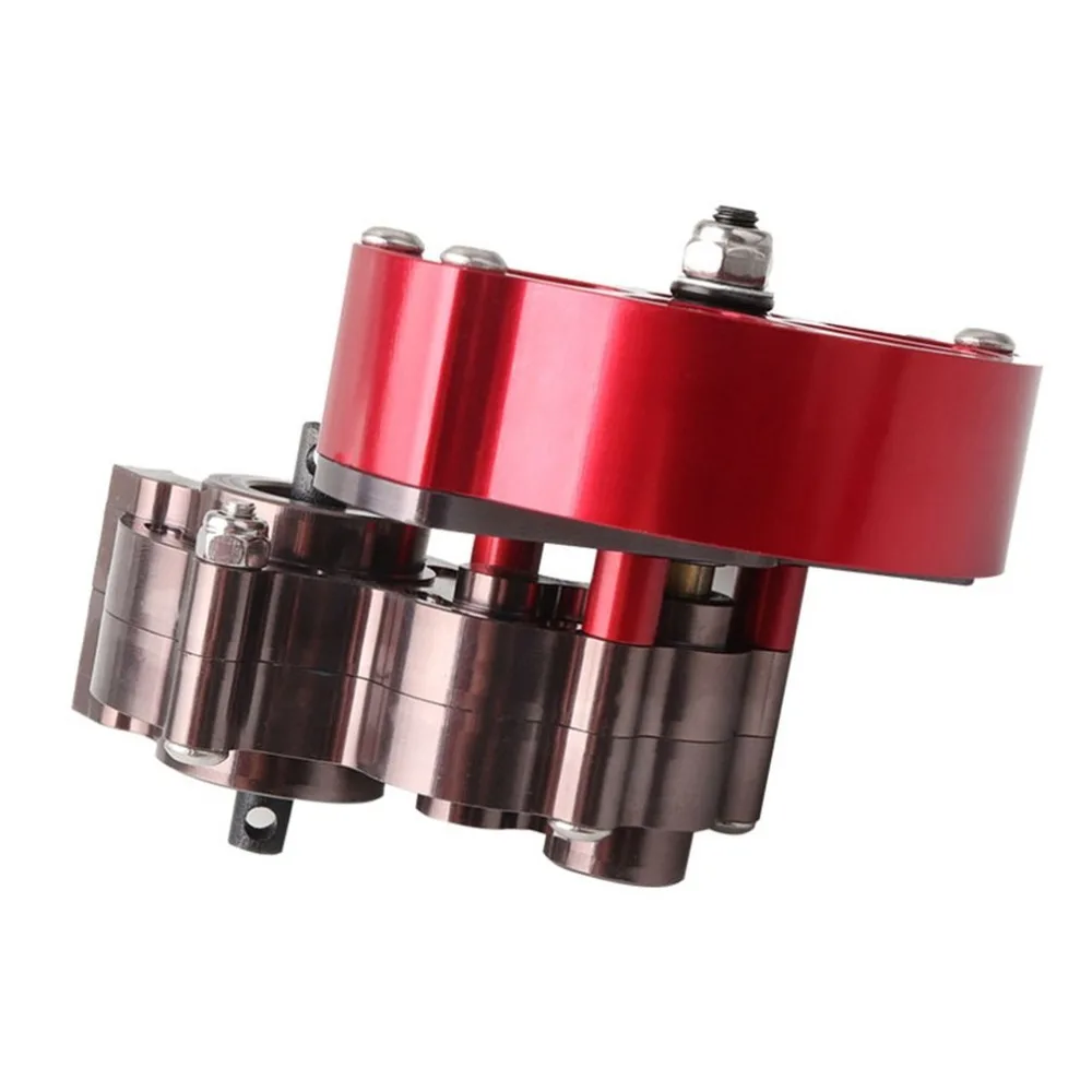 

1pc Titanium Red 1/10 RC Crawler SCX10 All Metal Transmission / Center Gearbox for 1/10 Axial SCX10 Gear Box Reverse Parts hz
