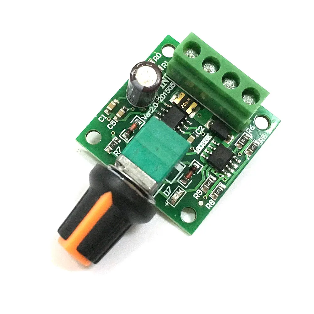 

1.8v 3v 5v 6v 7.2v 12v DC 2A 30W Motor Speed Controller Regulator (PWM) 1803BK Adjustable Driver Switch