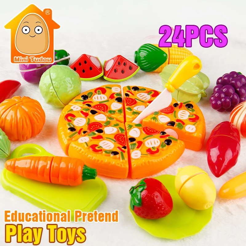fruit slice toy set