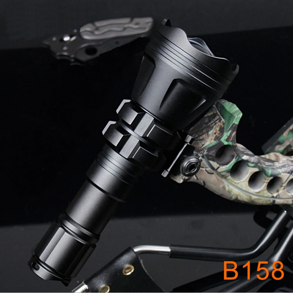 Светодиодный тактический фонарик CREE масштабируемый светодиодный 18650 с зумом