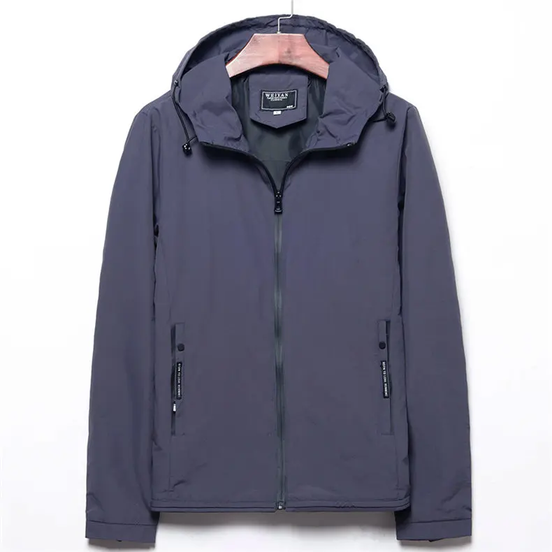 MuLS 2019 Hooded Jackets Male Autumn Men Jacket Coats Hoodies Spring Lightweight Mens Outerwear Youth Plus Size 4XL Dropshipping 3
