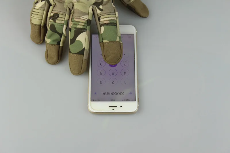Армейские военные тактические перчатки с сенсорным экраном, водонепроницаемые армейские тактические перчатки, камуфляжные жесткие перчатки для пейнтбола