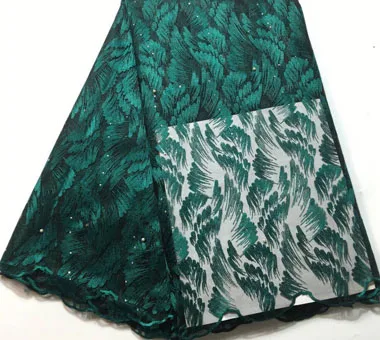 

Hot Sale Nigerian Lace Fabrics 2019 High Quality Tulle African Lace Fabric Wedding African French Net Lace WLL3241 emerald green