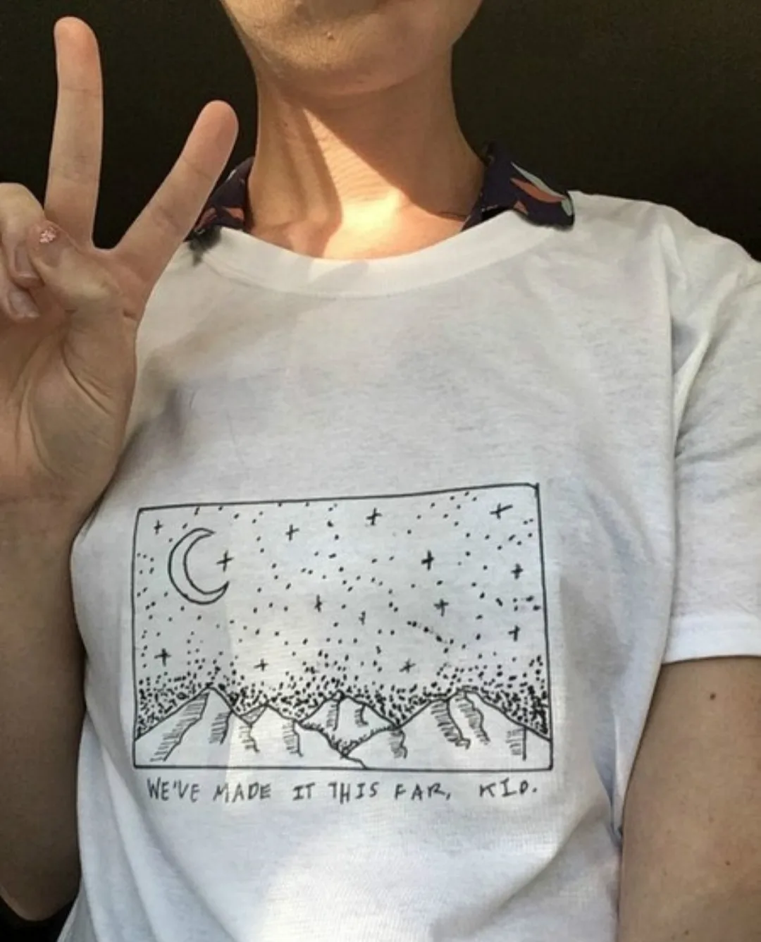 

Hillbilly We've Made it This Far Lyrics Indie Pop Music Women T shirts Plus Size Summer Cotton Tops Ulzzang Oversize tshirts New