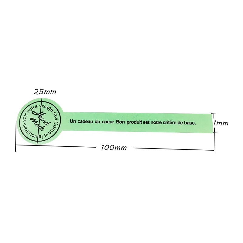 120PCS/Lot NEW long Lollipop Design Handmade seal Sticker DIY Multifunction packaging label custom adhesive stickers