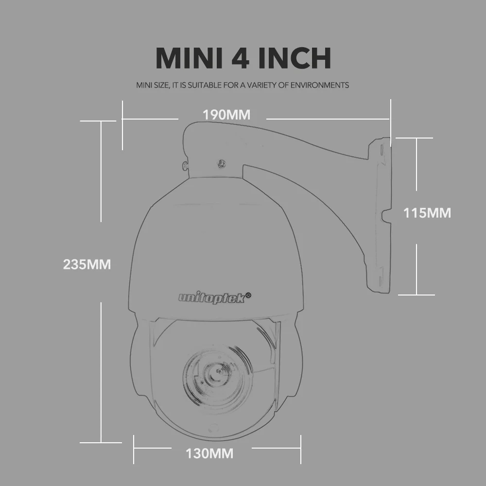 1080P PTZ купольная IP камера 30X зум Открытый Onvif водонепроницаемый 4MP 5MP Мини скоростная купольная камера H.264 IR 50M POE CCTV камера безопасности