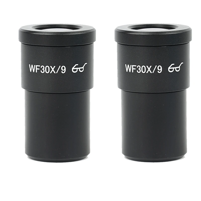 Одна пара WF10X WF15X WF20X WF25X WF30X 20 мм 15 мм 10 мм 9 мм WF10X/20 высокий глаз точка окуляра для стерео микроскопа широкое поле