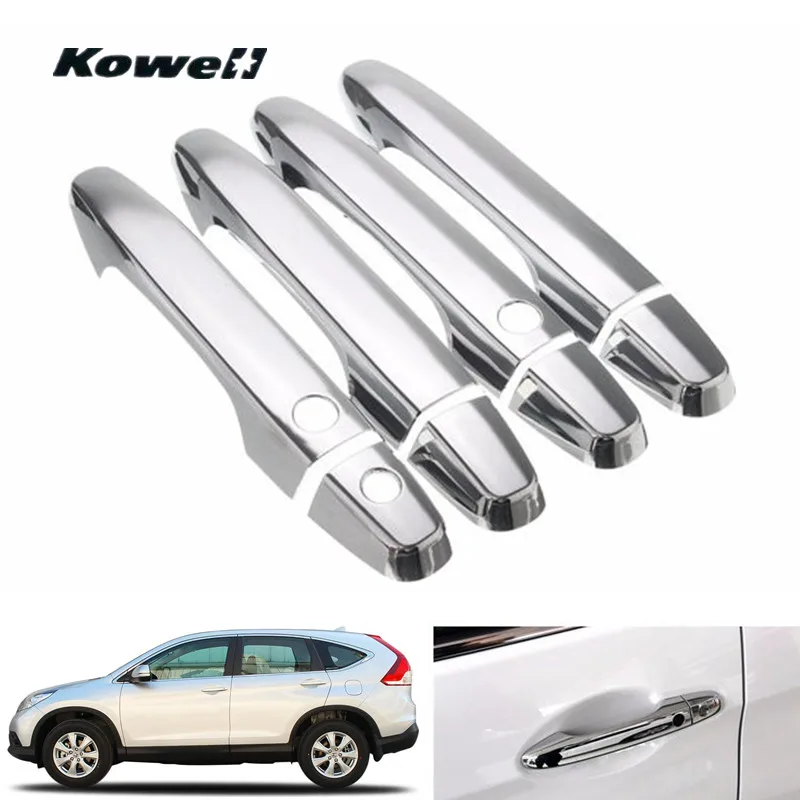KOWELL New Chromed Mirror Car Outside Door Handles Cover Case Trim