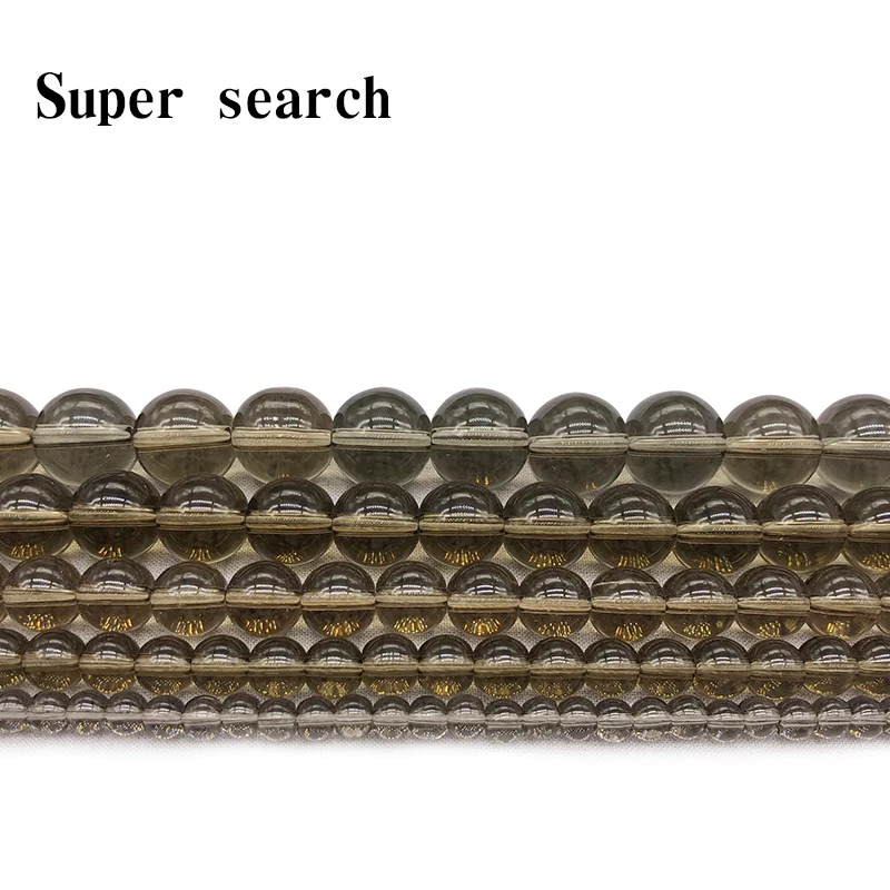 

Top quality brown transparent glass ball round crystal beads Loose beads Selectable /4/6/8/10/12MM Bracelet Jewelry making DIY