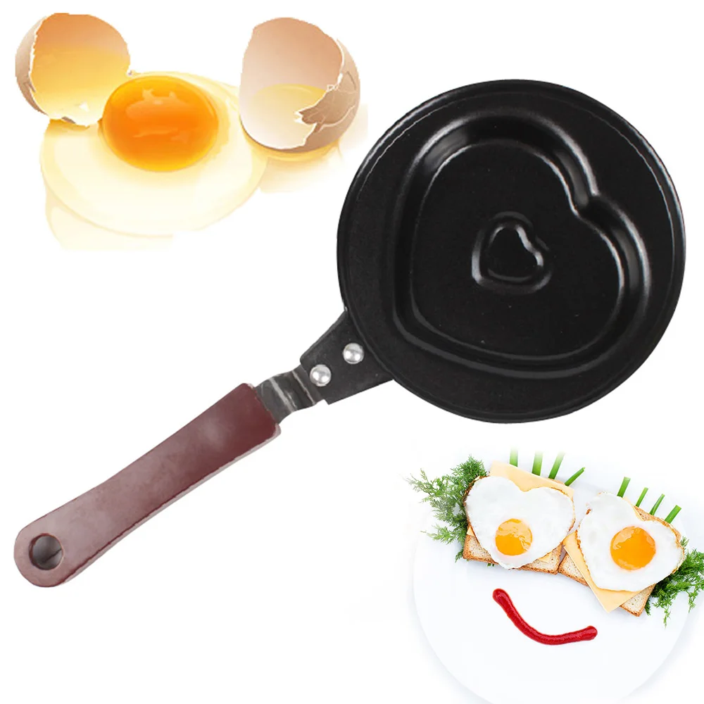 1Pcs Eggs Frying Pancakes Pan Heart Bear Rabit Smiling Face Non Stick