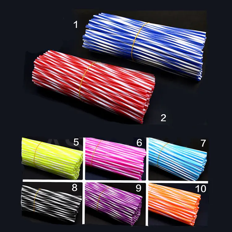 72PCS MTB WHEEL RIM SPOKE SHROUDS WRAPS SKINS COVERS MOUNTAIN BIKE