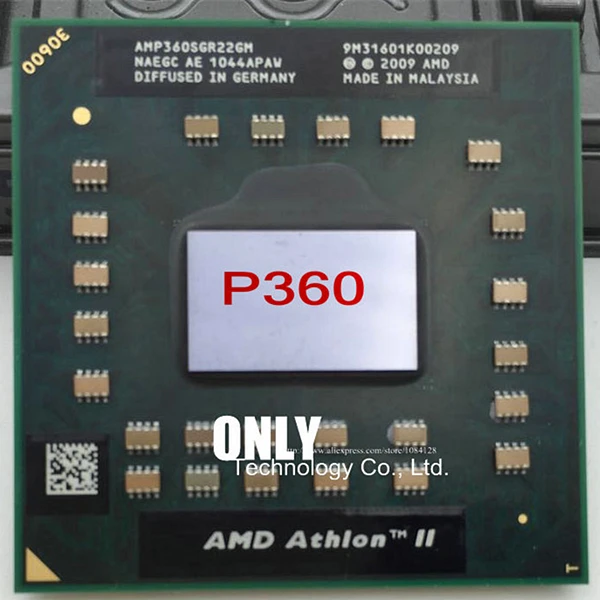 AMD Athlon P360 Процессор AMP360SGR22GM 25 w двухъядерный разъем S1 2,3G