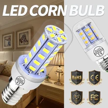 E27 Light LED E14 Candle Bulb 220V Led Corn Lamp 3W 5W 7W 9W 12W 15W Bombillas LED GU10 Energy Saving Lamp B22 Home Light 5730 enwye e14 led candle energy crystal lamp saving lamp light bulb home lighting decoration led lamp 5w 7w 220v 230v 240v smd2835