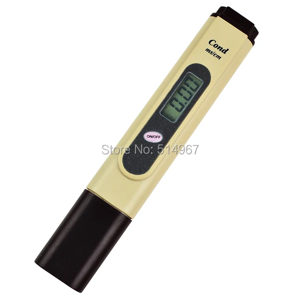 Ручка-Тип Цифровой EC Измеритель проводимости тестер 0~ 19,99 мс/см+ электрод+ ATC