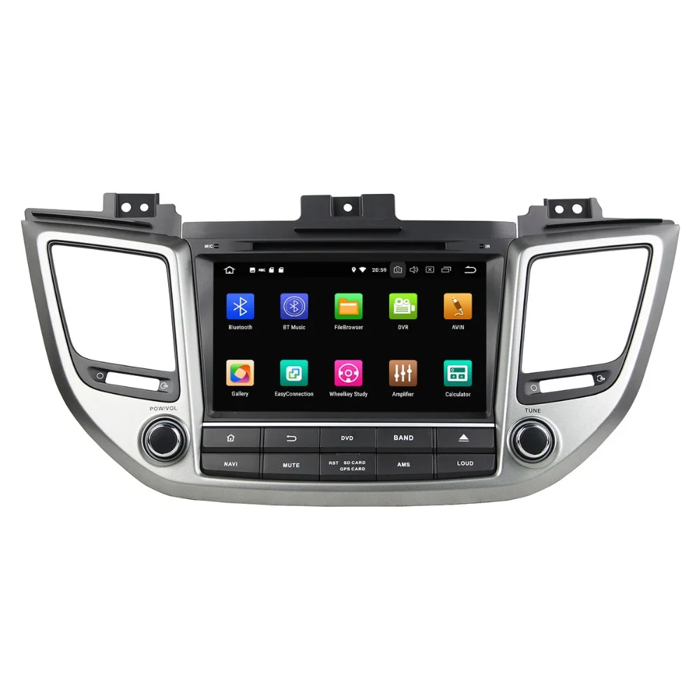 Автомобильный DVD плеер Aotsr Android 8 0 7 1 С GPS навигацией для HY Tucson/IX35 2015 мультимедийный