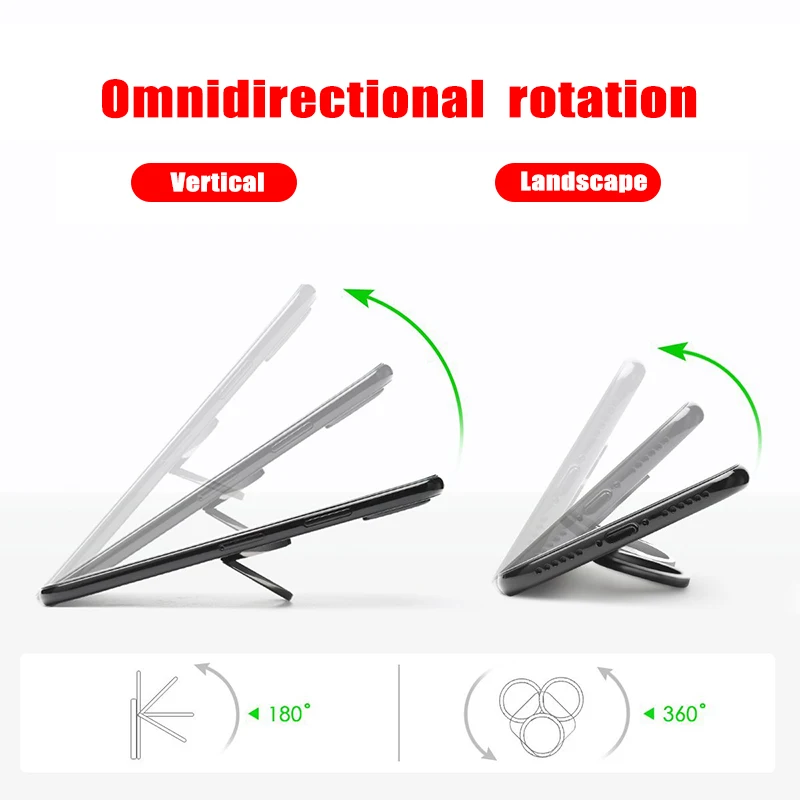 New Design 360 Degree General Phone Stand for Samsung Xiaomi Finger Ring Holder for iPhone X XR Xs Max Tablet
