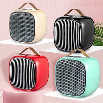 

Mini 800W Space Heater Portable Winter Warmer Fan Personal Electric Heater for Home Office Ceramic Small Heaters US/ EU Plug