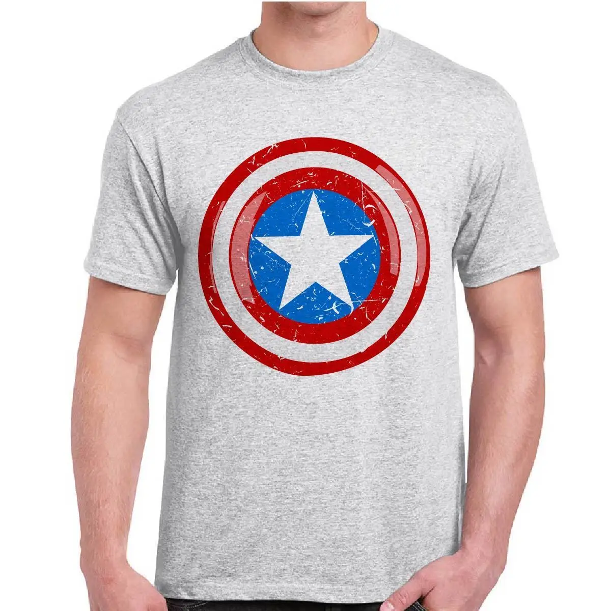 Marvel Captain America Shield T-Shirt Uomo
