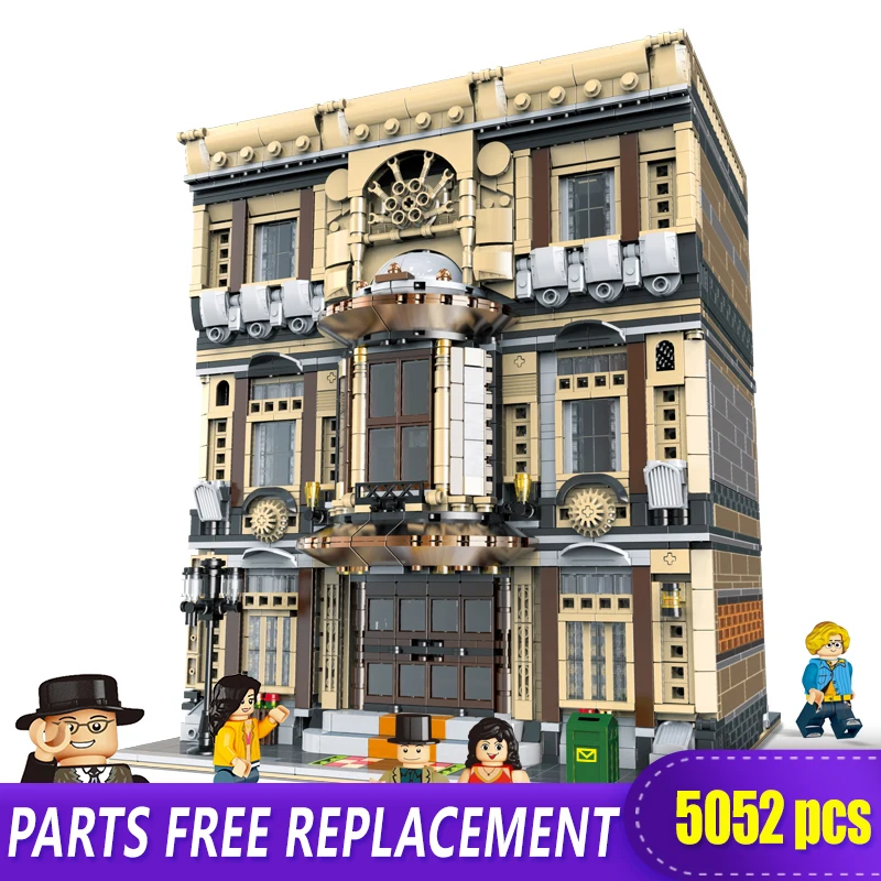 

XingBao 01005 5052Pcs Genuine Creative MOC City Series The Maritime Museum Set Children Building Blocks Bricks Toys Model Gifts