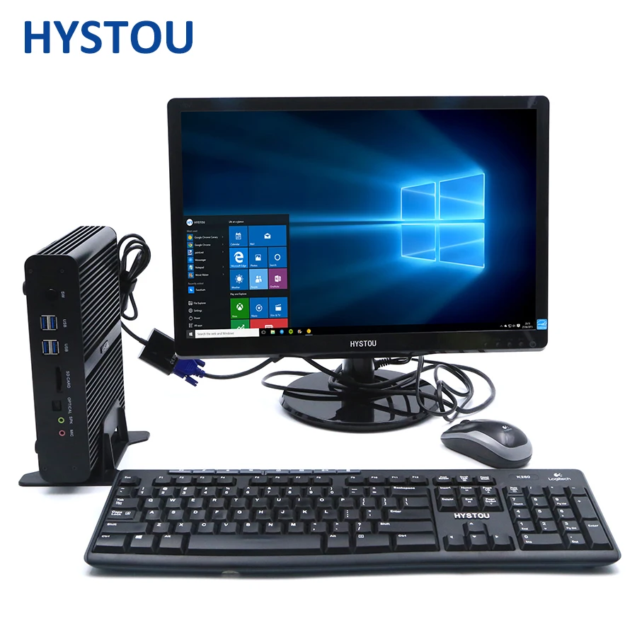Intel Core i7 Mini PC 5550u Fanless Computer With Dual Lan