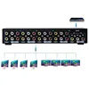 8 Port AV Splitter 8 way Video Audio Splitter Switcher Box RCA AV splitter 1X8 CVBS video audio RCA distributor splitter ► Photo 1/5