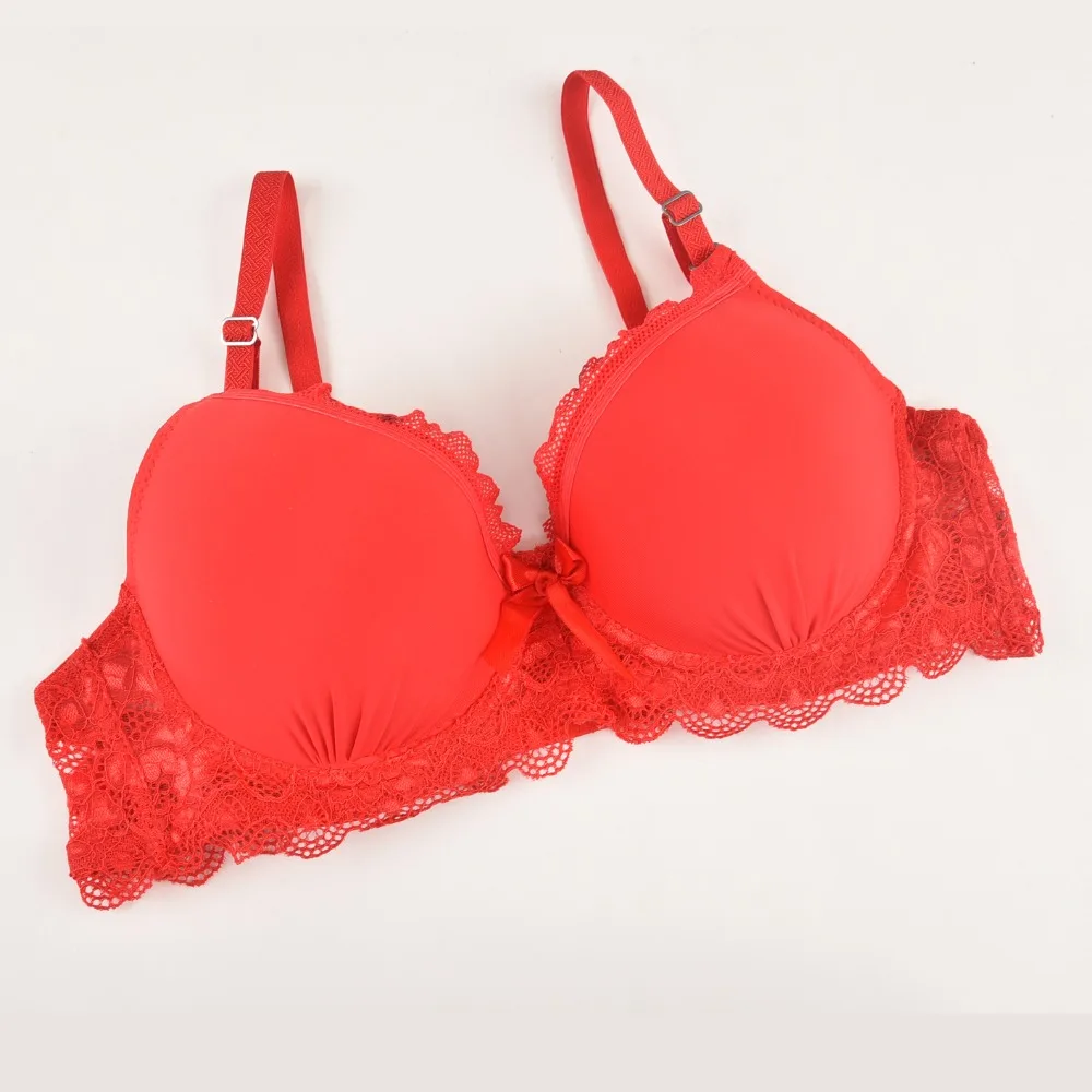 Sexy lace up fluorescence Color push up bra women lingerie Big size bra Deep v bralette top intimates high-end soutien gorge 6 Sexy lace up fluorescence Color push up bra women lingerie Big size bra Deep v bralette top intimates high-end soutien gorge - Image 6