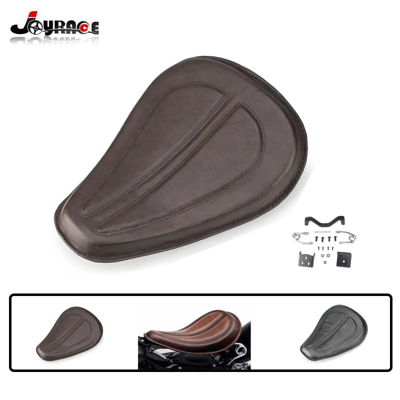 

Motorcycle Leather Solo Seat Brackets Springs Saddle Mount for Harley Davidson Sportster XL1200 XL883 48 72 2004-2006 2010-2016