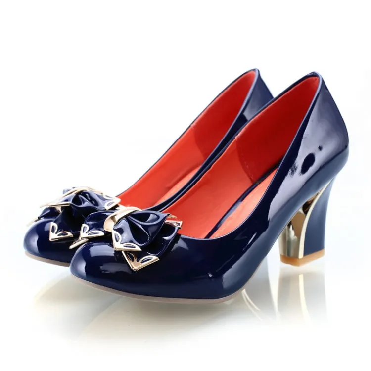 Свадебные туфли; обувь на высоком каблуке; женские туфли-лодочки; chaussure femme Talon zapatos mujer Tacones sapatos femininos; большие размеры; 3-2