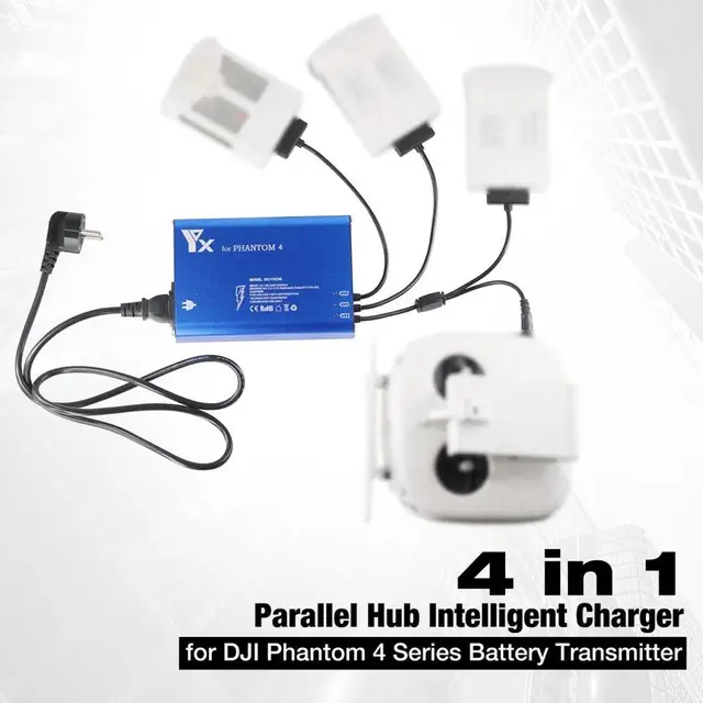 $32.64  4 in 1 Parallel Power Hub Intelligent Battery Transmitter Charger for DJI Phantom 4/ 4 Pro Advanced