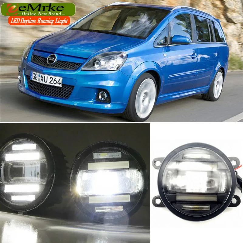 eeMrke Car Styling For Opel Zafira OPC 2005 2011 2 in 1 LED Fog Light