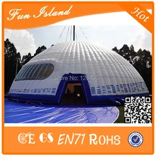 Горячая вечерние гигантские надувные палатки для свадьбы/вечерние/выставки светодиодный шатер для больших мероприятий