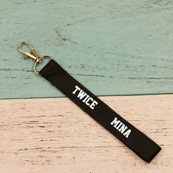 

TWIC Laser Name Keychain Mobile Phone Pendant Lanyard Men and women Schoolbag Pendant dropshipping