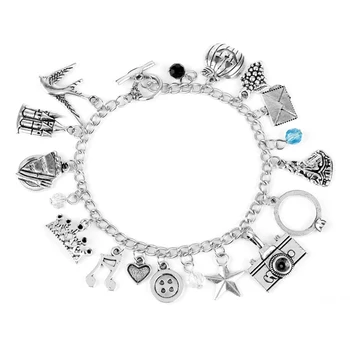 

MQCHUN Wholesale Snow Whiite Bracelet Once Upon a Time Bracelet Fairy Tale Emma Swan Talisman Heart Crown Bangle Bracelet-25