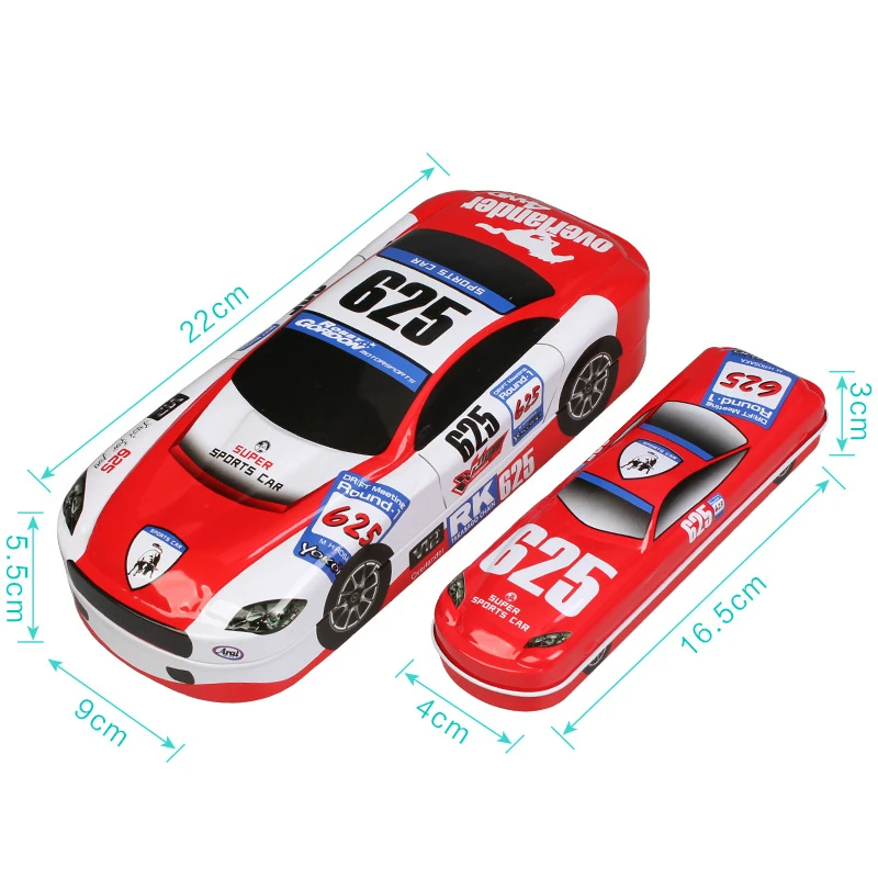 

Car Style Pencil Case Kawaii Boy Estuche Escolar Double-layer Pencil Case Creative Multifunctional Estojo Escola School Supplies