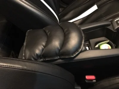 WHDZ Universal Car Seat Armrests Cover Auto Vehicle Center Console Arm Rest Seat Box Pad Protective Case Soft PU Mats Cushion (10)