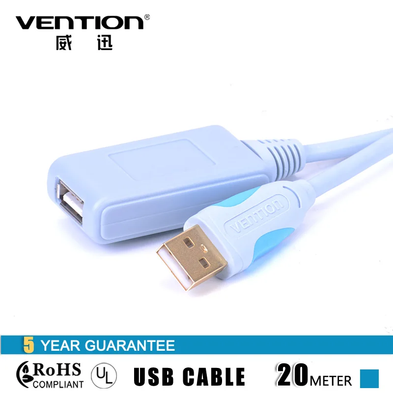 

Vention 20M USB Extension Cable USB 2.0 Type A Male to Type A Female Extension Line USB Extender Cables