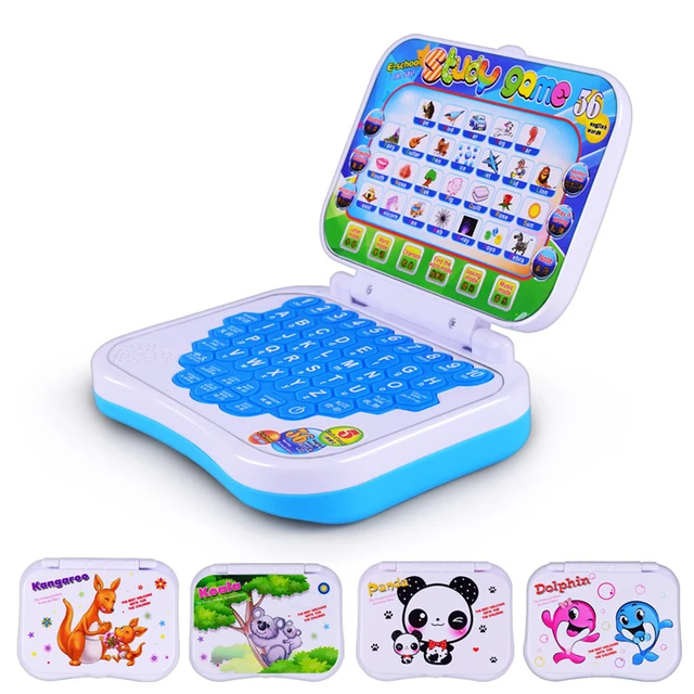 Kids Baby Children's Educational Learning Machine Simulation Laptop Touch Multi-Function Chinese and English Small Computer Toys 1