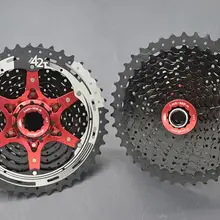 Sunracing красный CSMX3 11-42T 10 скоростей MTB велосипед кассета свободного хода широкоугольный велосипед mtb кассета свободного хода 11-42T