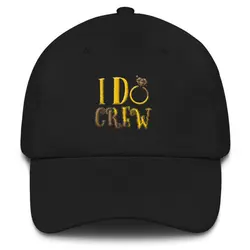 I Do Crew вышитые для женщин кепки обручальное кольцо snapback бейсбол шляпа 100% хлопок Регулируемый Хип Хоп папа шапки Панама все совпадают