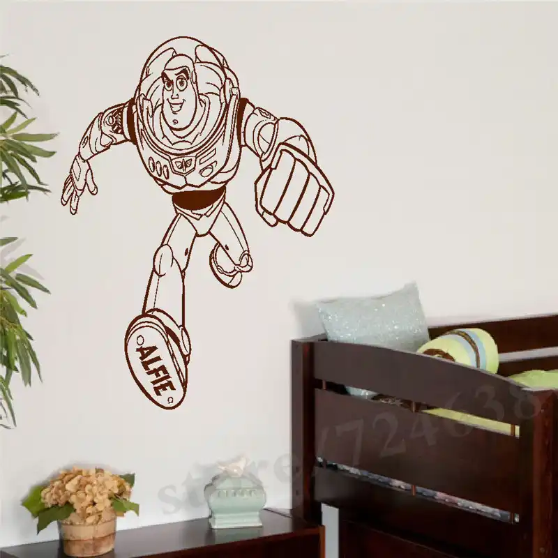 Gran Historia De Juguete Personalizado Arte De La Pared De