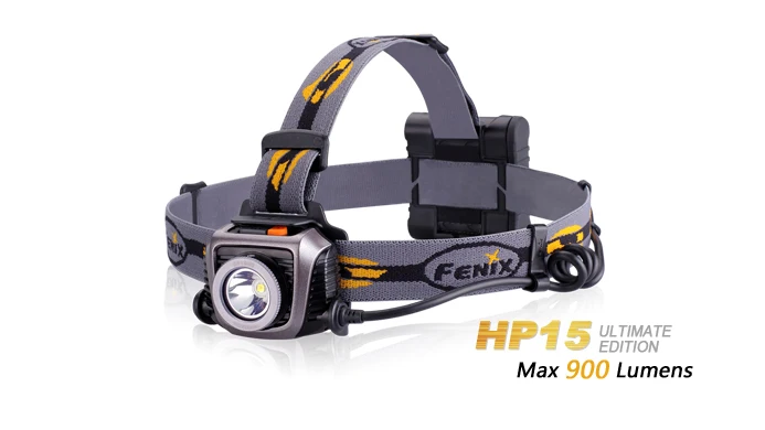 Fenix HP15 UE Cree XM-L2 светодиодный налобный фонарь 900 люмен светодиодный фонарь