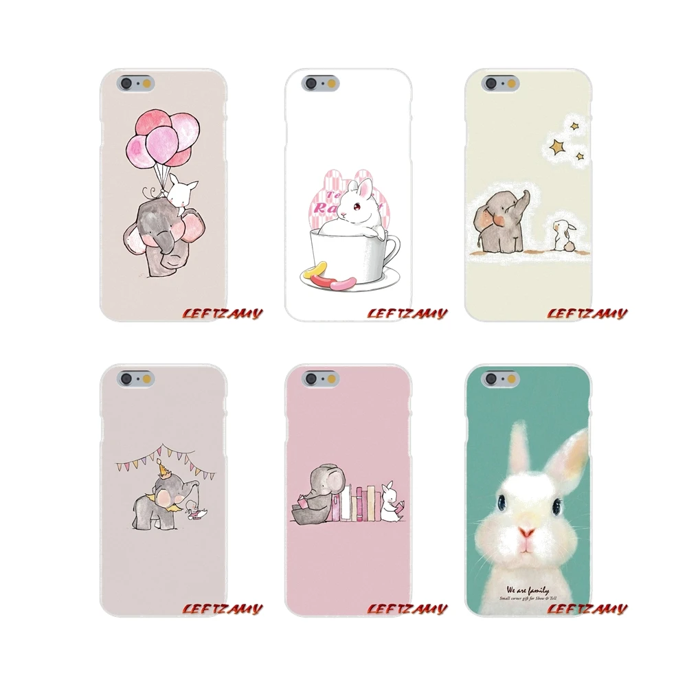 Accessories Phone Shell Covers Cute Elephant Rabbit For Huawei P Smart Mate Y6 Pro P8 P9 P10 Nova P20 Lite Mini 2017 | Мобильные