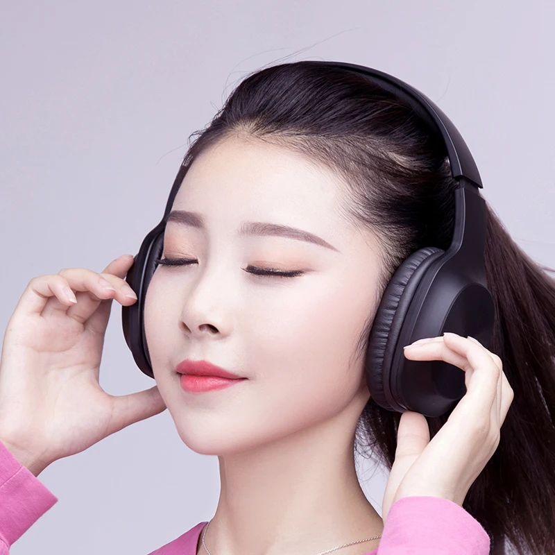  Over-ear Wireless Headphone 800mAh Bluetooth Headset Foldable Headphone Adjustable Earphones With M