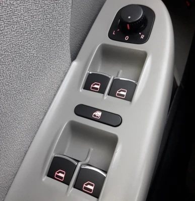 

FaroeChi Chrome Master Window Switch For Golf MK5 MK6 Tiguan Touran Jetta Passat 5ND959857 5ND 959 857 5K4959857 5K4 959 857