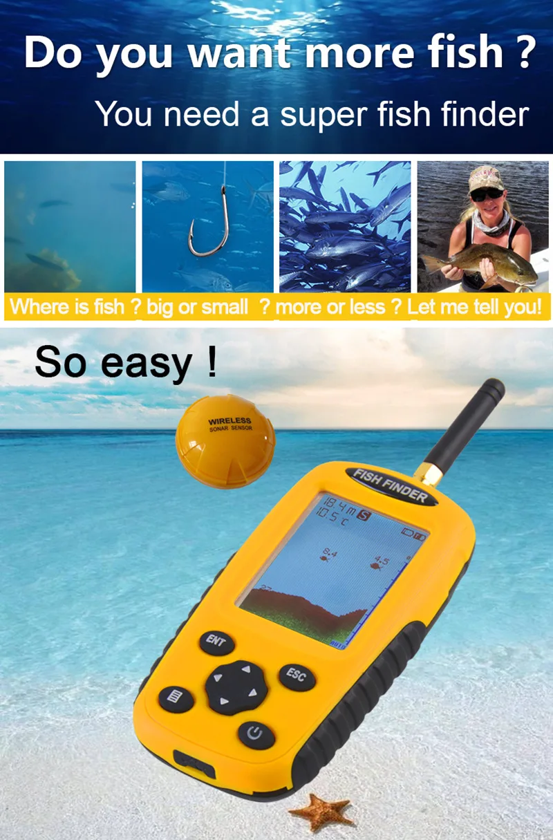 

PDDHKK 5*4cm Colour Screen Fish Finder Underwater Fishing Camera With White LED Back Light Visual Video Fish Finder 90 Degree
