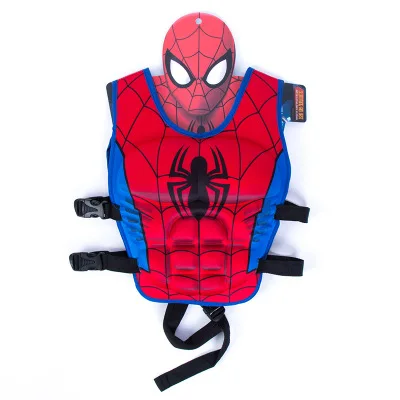 Детский спасательный жилет, плавающий жилет, купальный костюм для мальчиков, Солнцезащитный плавающий мощный плавательный бассейн, аксессуар, кольцо для плавающего плавания, спасательный жилет - Цвет: Spiderman