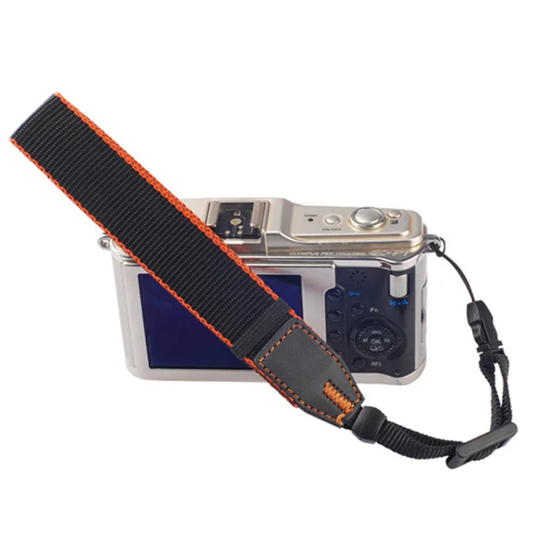 EL-07 Camera Leather Wrist Band Strap Hand Strap (1)_