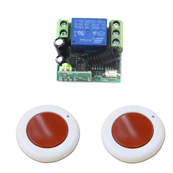 

DC 12V Wireless Remote Control Switch Mini Relay Remote ON-OFF Radio Control Switch Transmitter Learning Code